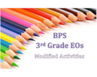 BPS 3 EOs  Modified Activities